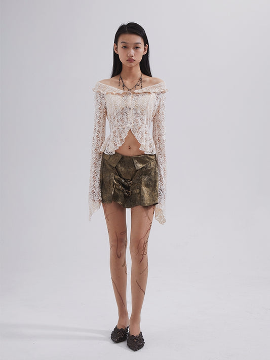 Dotyears 22ss lace top