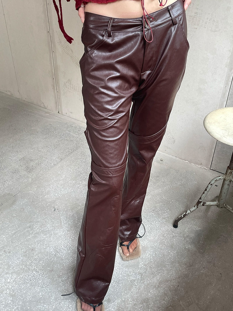 Dotyears 22aw  leather pants