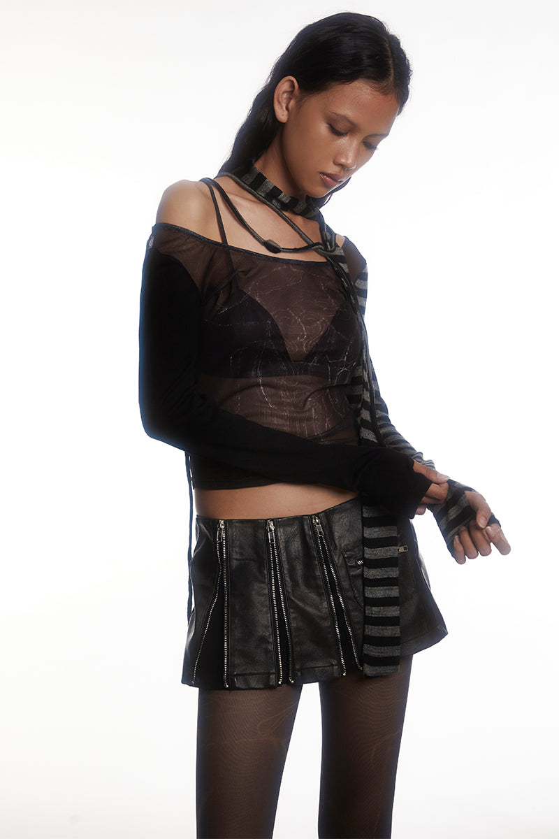 Dotyears 22AW mesh top